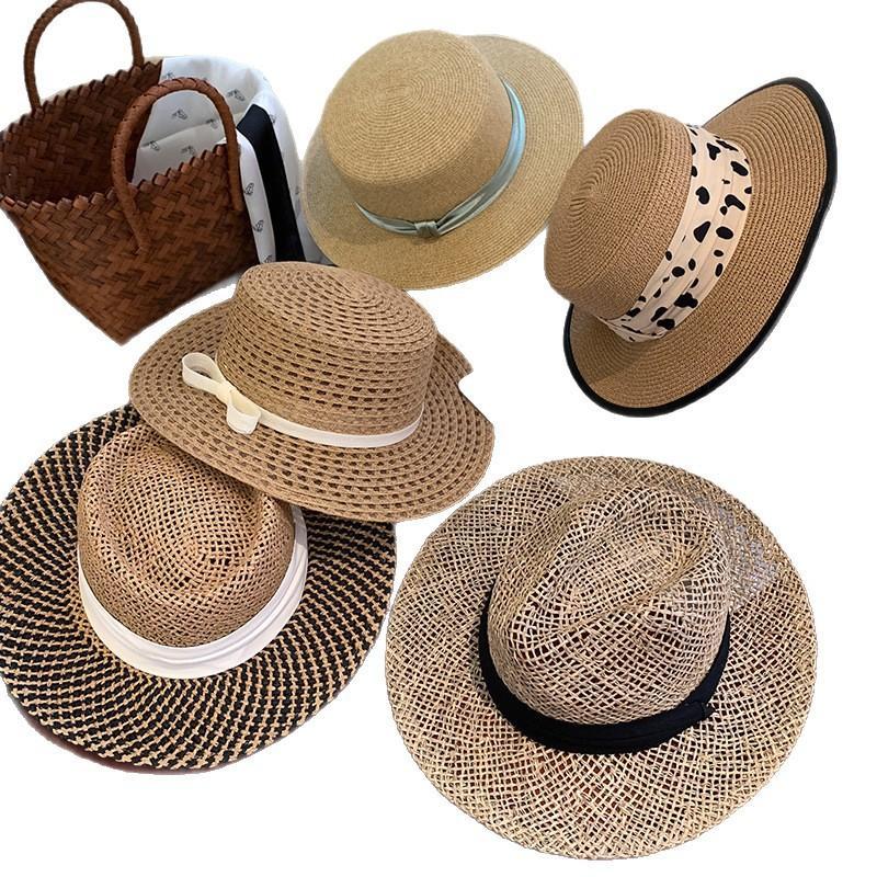 1pc Fitted Raffia Crochet Straw Hat with Breathable Design for Women | Spring\u002FSummer Occasion Wear | Birthday Present